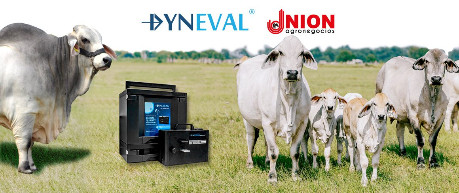 Promotional image for Dyneval, Union Agronegocios, featuring the Dynescan - credit Dyneval