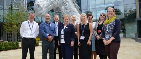 Representatives of Midlothian Council and RI - credit Roslin Institute