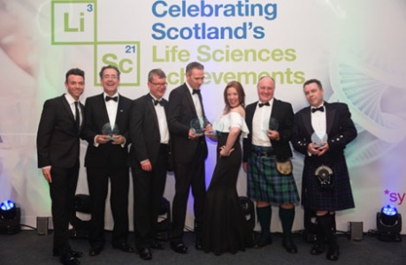 Line up of Life Sciences Scotland Awards Winners 2018