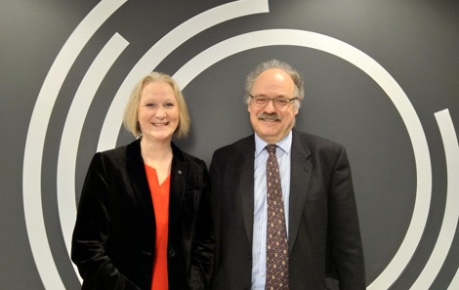 Karen Watt Chief Executive, Scottish Funding Council and Sir Mark Walport, Chief Executive of UK Research and Innovation (UKRI) 