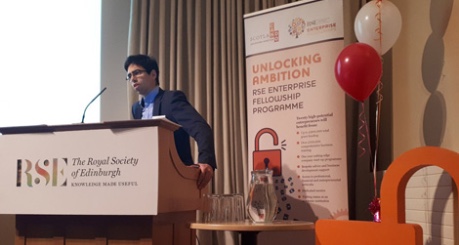 Thomas Farrugia, Beta Bugs presenting at RSE Unlocking Ambition - credit RSE