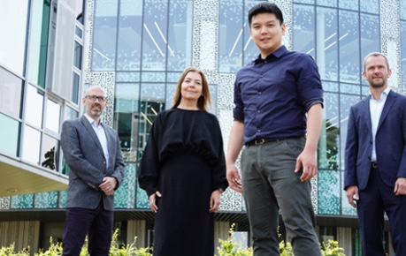  Wobble Genomics team outside Rosin Innovation Centre