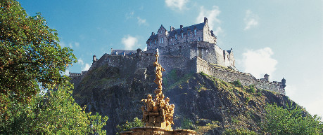 View of Edinburgh Castle - credit University of Edinburgh