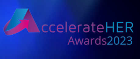 AccelerateHER Awards 2023 logo - credit AccelerateHER
