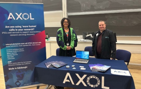 Axol Bioscience team exhibiting at Edinburgh Neuroscience day 