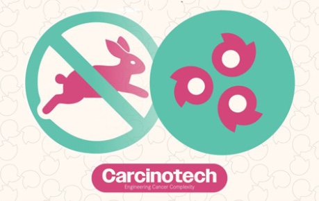 PhytoVenomics founders Tristan Farmer and co-founder Arvaan Mukherjee outside Roslin Innovation Centre