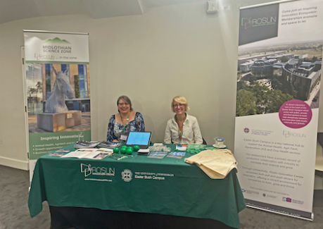 Roslin Innovation Centre exhibition stand